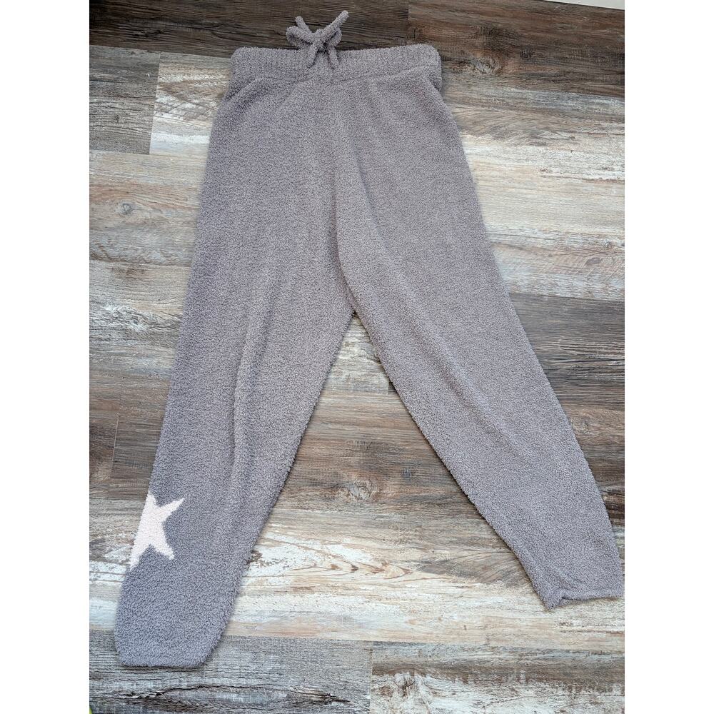 Hello Nite gray and white star Pajama pants sz  women's Small